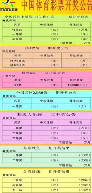 体彩开奖结果图片