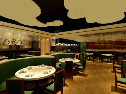 餐饮效果图图片