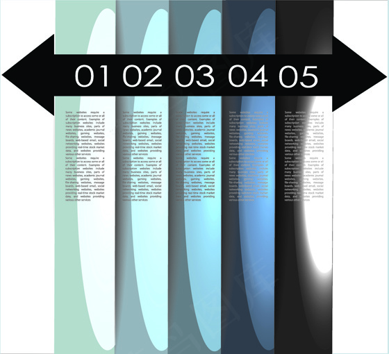 创意数字信息文本矢量素材-3