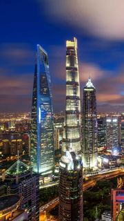 城市夜景高清摄影图片