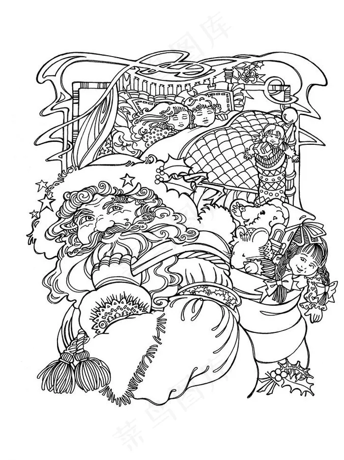 圣诞装饰图案图片