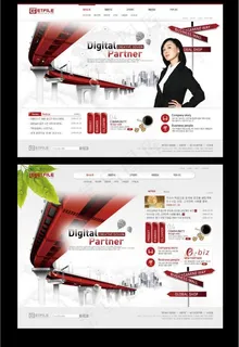 欧美企业网站图片