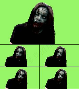 蓝屏抠像抠图绿色背景视频素材83