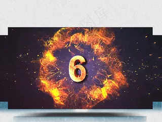 震撼撞击年会视频素材