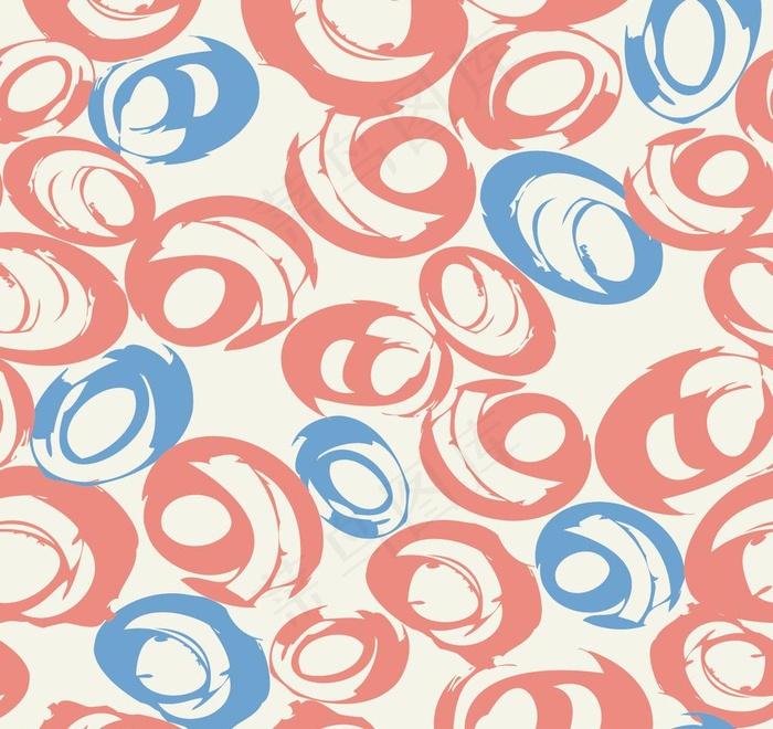 螺旋眼形图案底纹背景图片