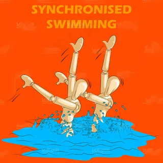 创意木偶运动人物设计矢量素材