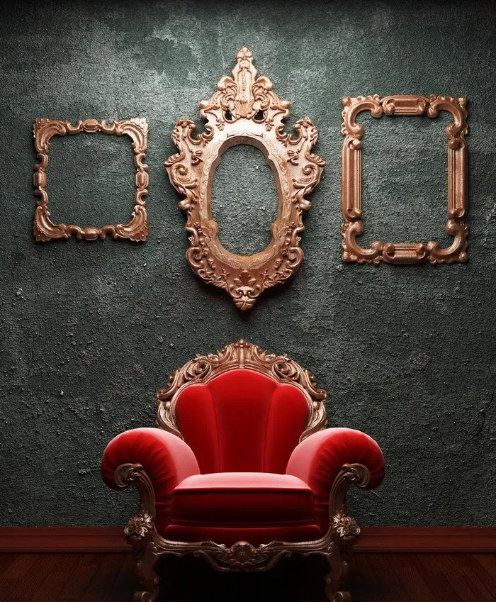 室内空间 沙发 相框图片