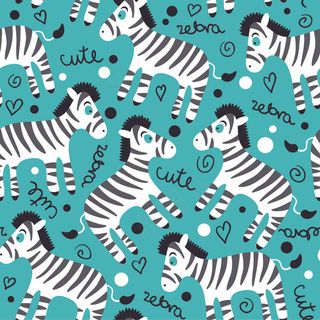 卡通可爱北欧童话梦幻儿童动物无缝平铺背景头像印刷矢量图片素材