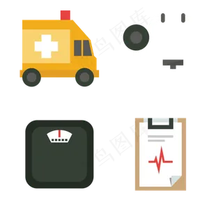 卡通医院医疗医护医生看病PNG免扣...