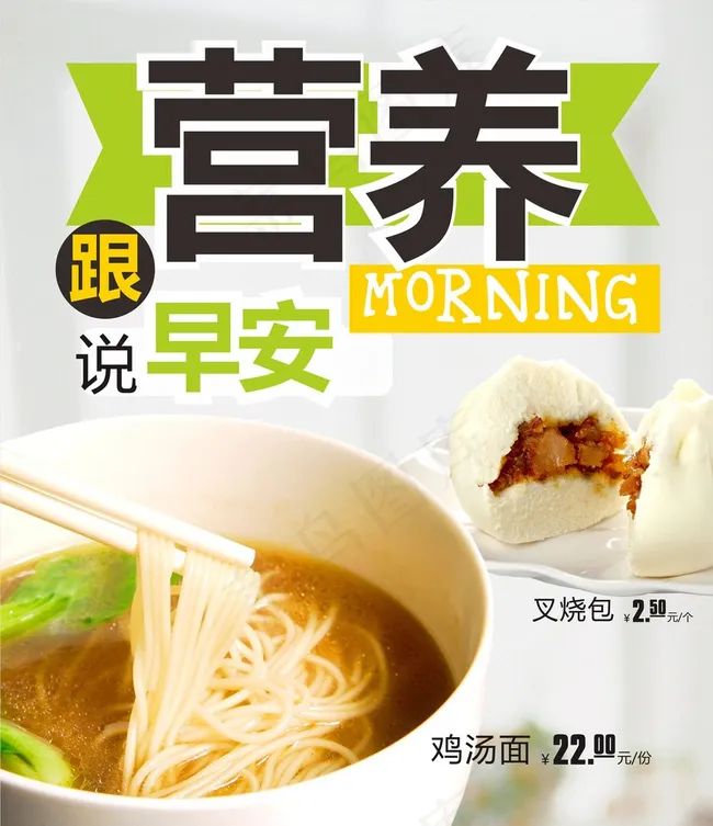 营养早餐图片
