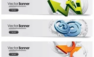 科技感背景banner矢量1