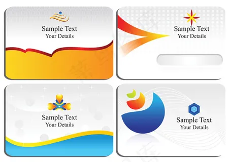 简约图案卡片矢量图下载 简约图案卡片矢量图下载