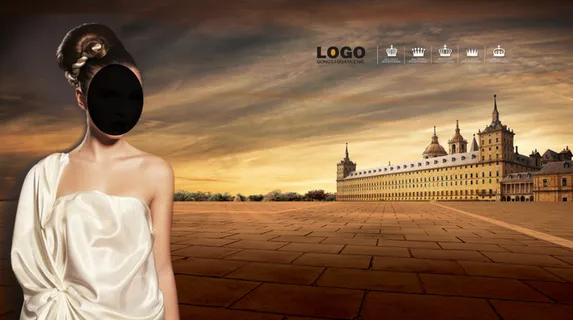 复古欧式背景图片