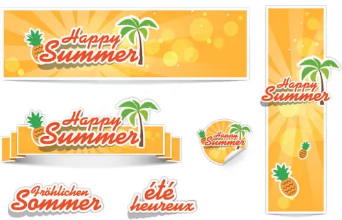 时尚VI形象设计矢量素材