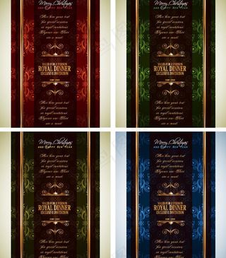 金色欧式花纹底纹图片