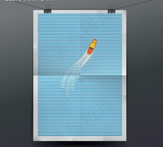 悬挂的纸张图片