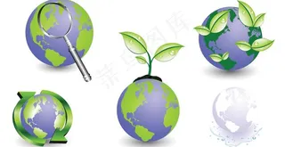 绿色地球图片