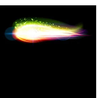 炫彩光晕流光设计矢量素材