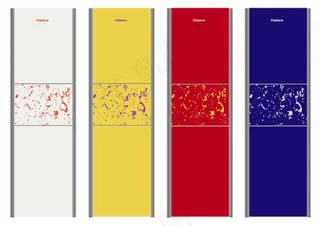 冰箱面板设计 简约抽象图案