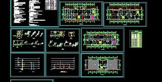 华润四层办公楼给排水设计施工图