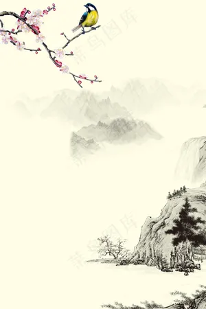 背景素材竖版样机