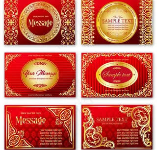 古典欧式花纹金色花纹花边框图片