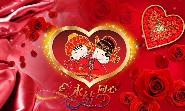 婚庆背景图片(3500X2300(DPI:300))psd模版下载