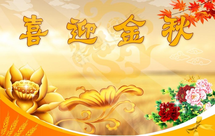 喜迎金秋图片
