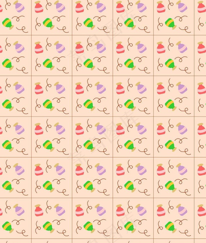 卡通背景图片ai矢量模版下载