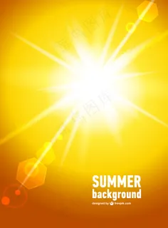 黄色背景矢量图