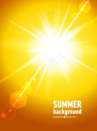 黄色背景矢量图