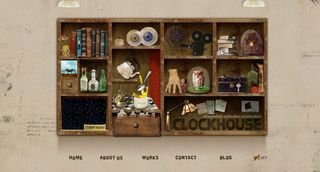 国外个性复古flash网站片头