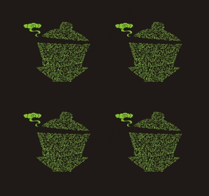 矢量茶碗图片cdr矢量模版下载
