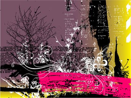 颓废的矢量元素