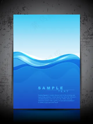 摘要背景水溅和空间为您的文本可以作为传单