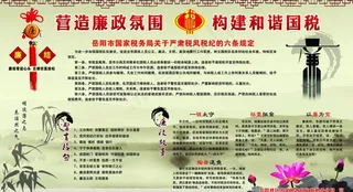 廉政宣传栏图片