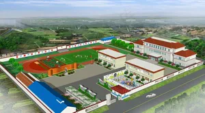学校室外效果图图片
