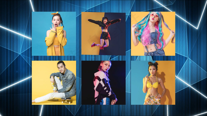 青春时尚Vlog图文相册片头AE模板青春时尚Vlog图文相册