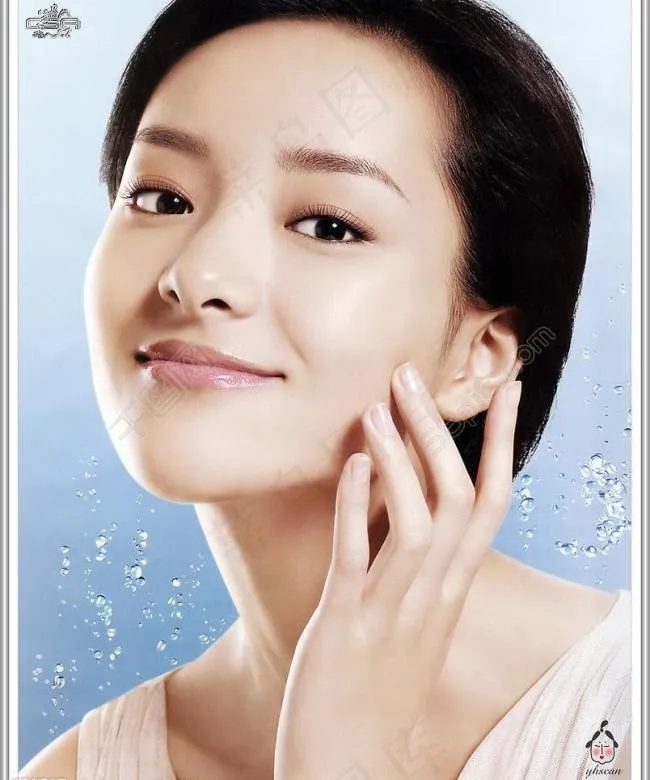 美容美女（人物抠好）图片psd模版下载