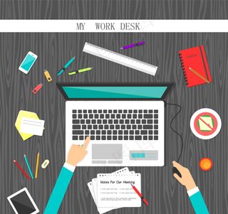 卡通设计办公桌