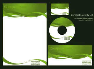 简约的企业VI模板矢量素材