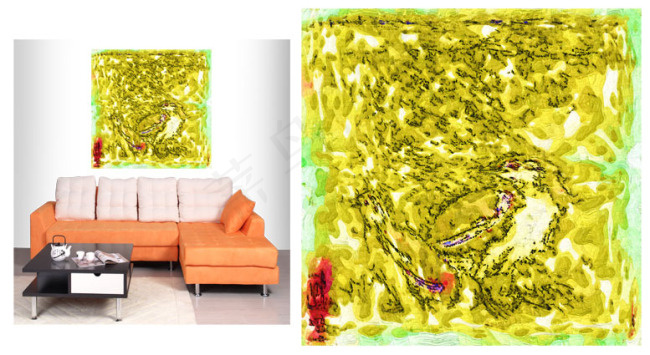 抽象艺术装饰画设计