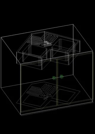柜子cad模型设计