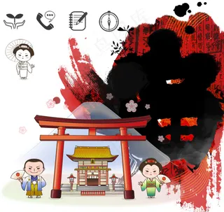 日式卡通人物设计PSD分层素