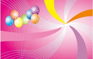 气球 条纹 底图图片