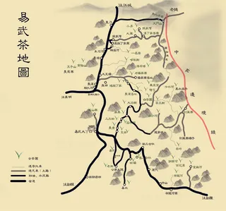 易武茶山分布图