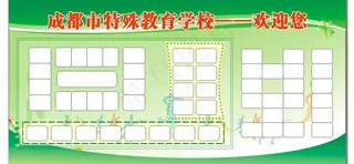 绿色 创意展板图片