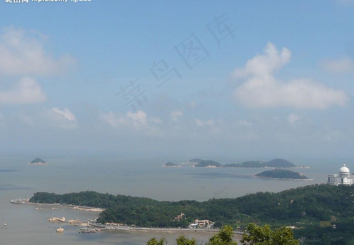 俯视海景图片