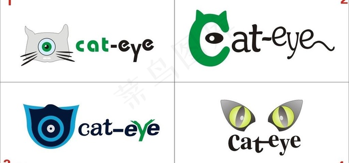 猫眼logo设计图片cdr矢量模版下载