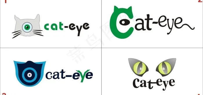 猫眼logo设计图片cdr矢量模版下载